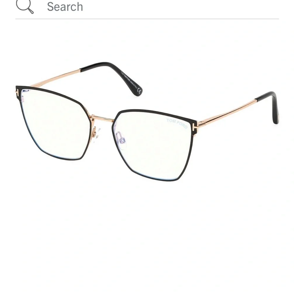 Tom Ford Woman’s Angular Metal Glasses - Picture 6 of 7